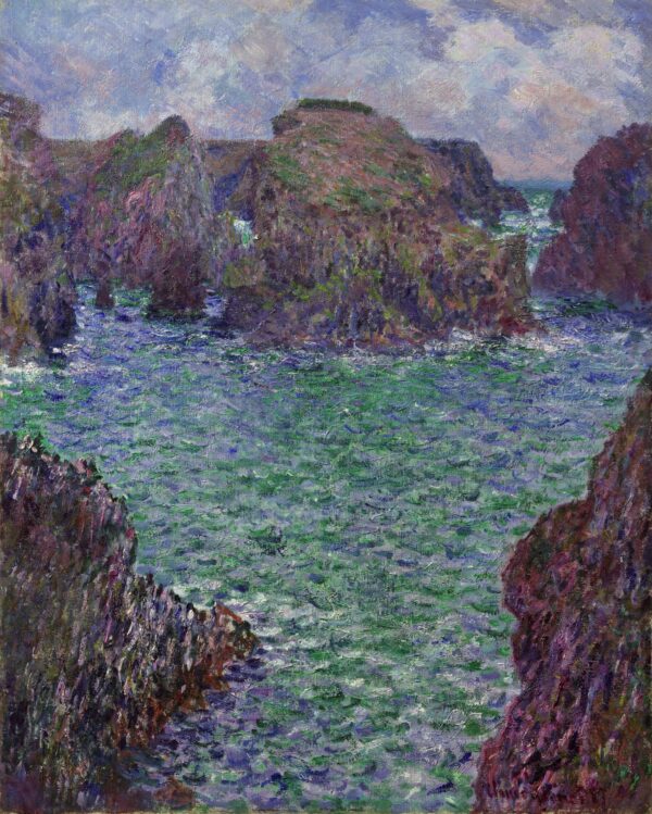 Port-Goulphar, Belle-Île - by Claude Monet