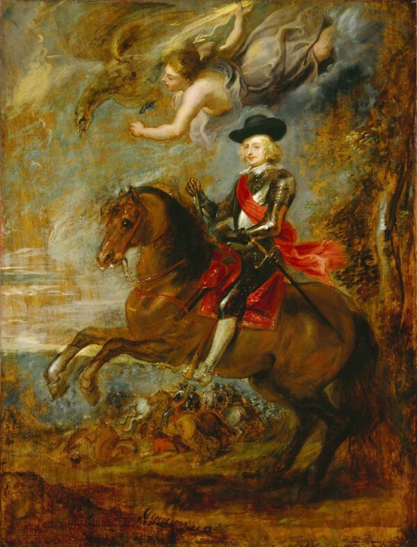 Archduke Ferdinand, Cardinal-Infante of Spain, at the Battle of Nordlingen - by Peter Paul Rubens