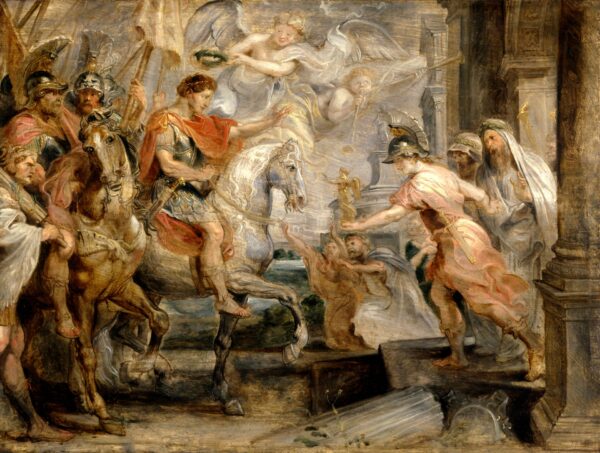 Triumphant Entry of Constantine into Rome - by Peter Paul Rubens