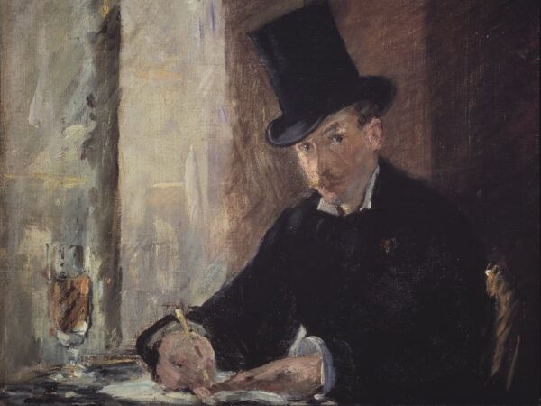Chez Tortoni - by Édouard Manet