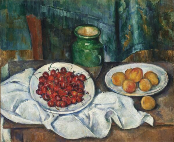 Still Life With Cherries And Peaches - by Paul C¨¦zanne