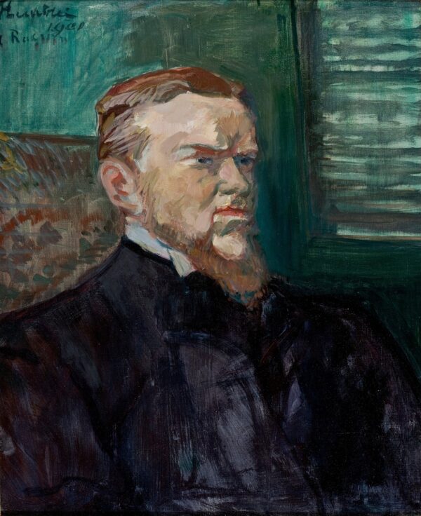 Portrait of Octave Raquin - by Henri de Toulouse-Lautrec