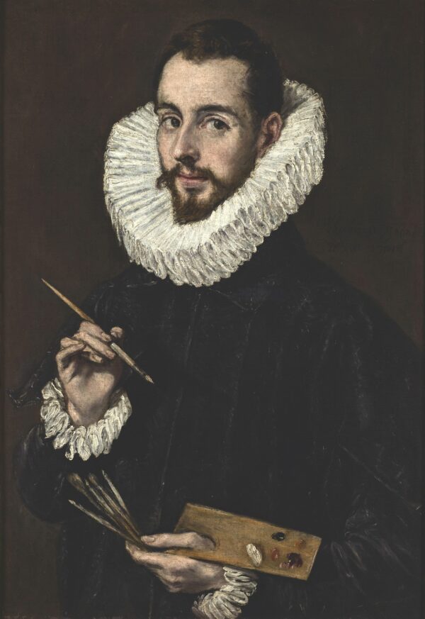 Portrait of Jorge Manuel Theotokopoulos - by El Greco