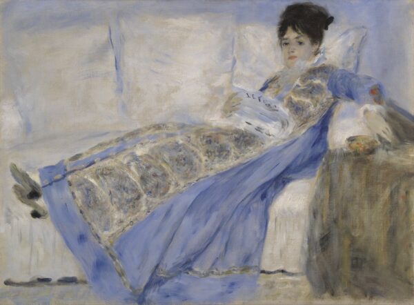 Portrait of Madame Claude Monet - by Pierre-Auguste Renoir