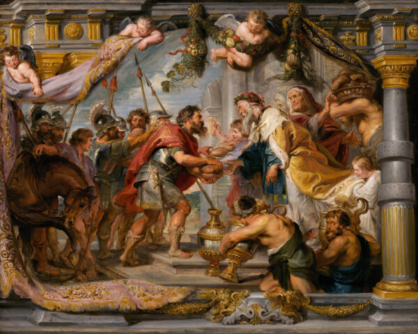 The Meeting of Abraham and Melchizedek - by Peter Paul Rubens