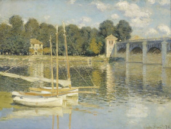 "Le Pont d'Argenteuil" - by Claude Monet
