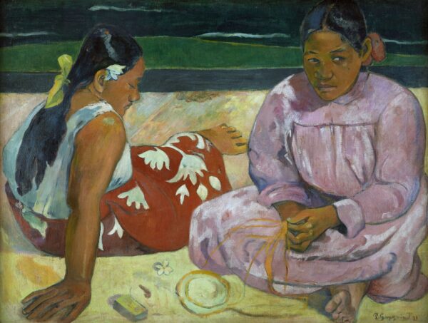 Tahitian Women on the Beach, 1891 - by Paul Gauguin