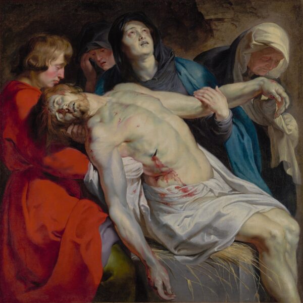 The Entombment - by Peter Paul Rubens