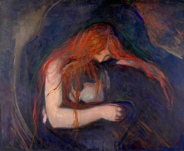 Vampire - by Edvard Munch