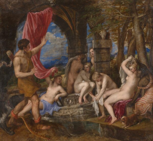 Diana and Actaeon - by Titian