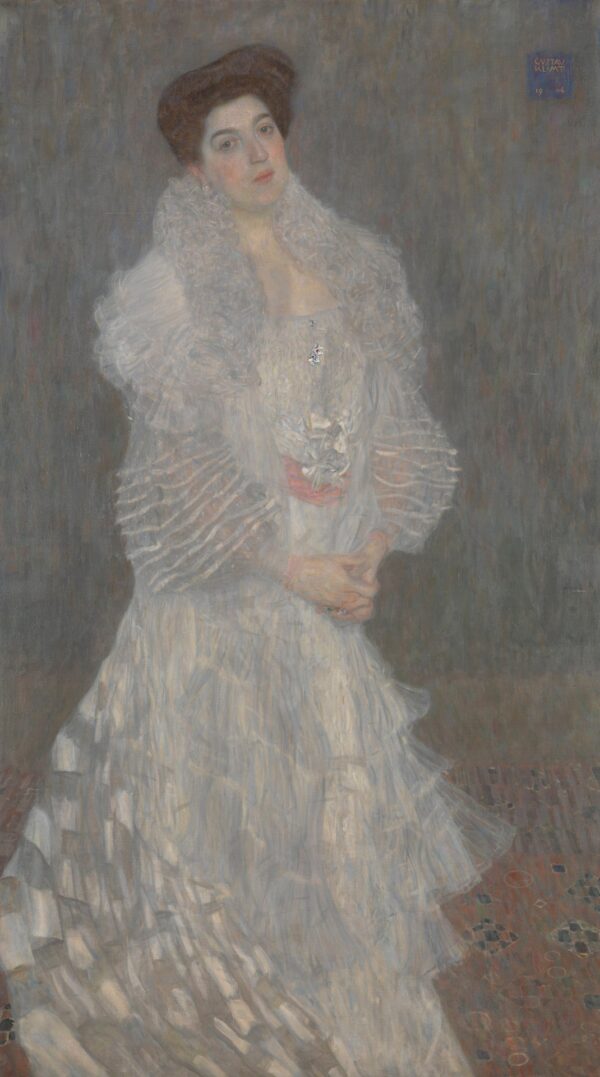 Portrait of Hermine Gallia - by Gustav Klimt