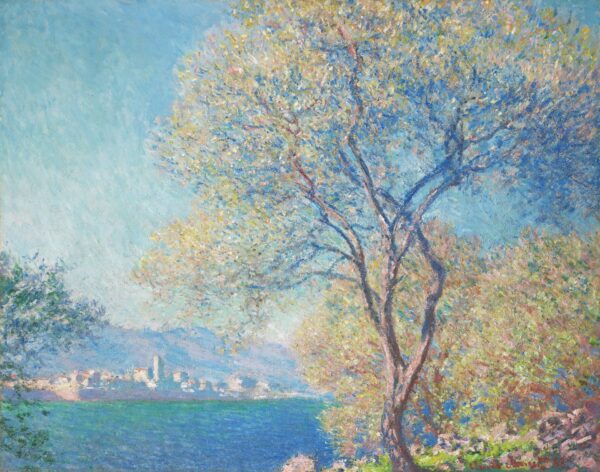 Antibes Seen from La Salis - by Claude Monet