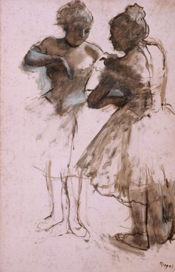 Two Dancers - by Edgar Degas