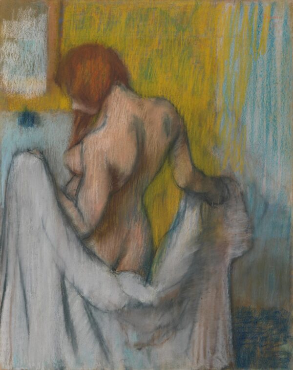 Woman with a Towel - by Edgar Degas
