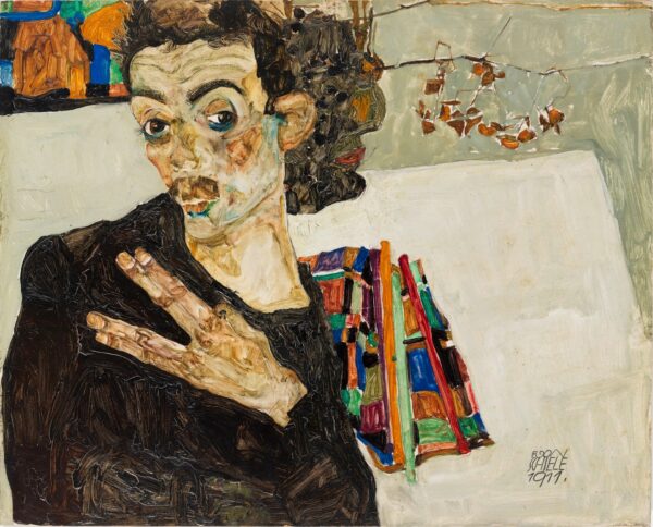 Self-Portrait - by Egon Schiele