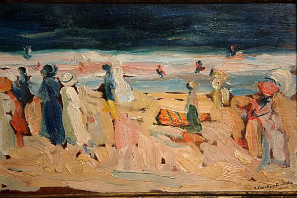 Biarritz's Beach - by Joaquin Sorolla