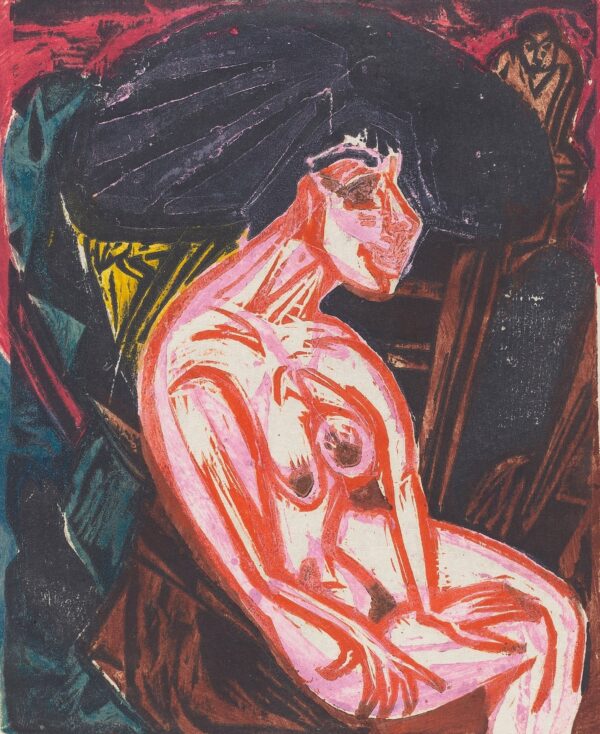 Peter Schlemihls wundersame Geschichte: Die Geliebte (Peter Schlemihl's Wondrous Story: The Beloved) - by Ernst Ludwig Kirchner