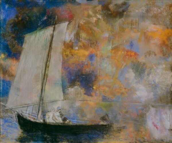 Flower Clouds - by Odilon Redon