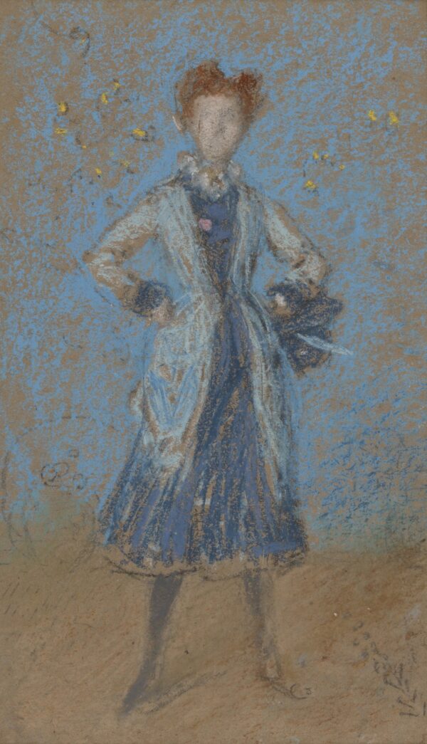 The Blue Girl - by James Abbott McNeill Whistler