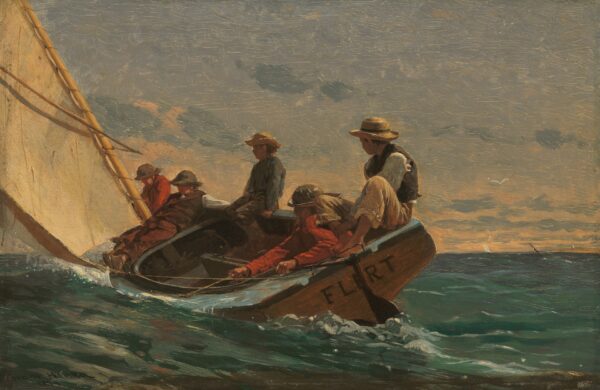 The Flirt - by Winslow Homer