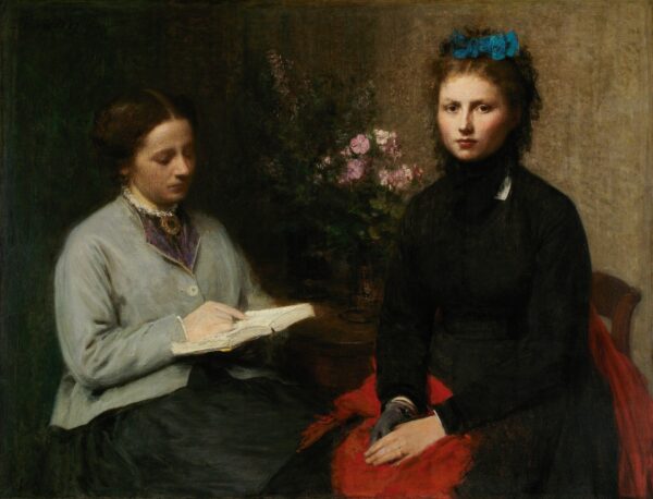 The Reading - by Henri Fantin-Latour