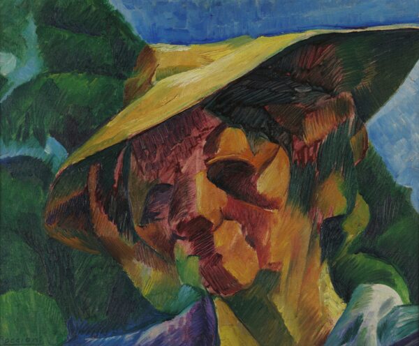 Ritratto della signora Busoni - by Umberto Boccioni