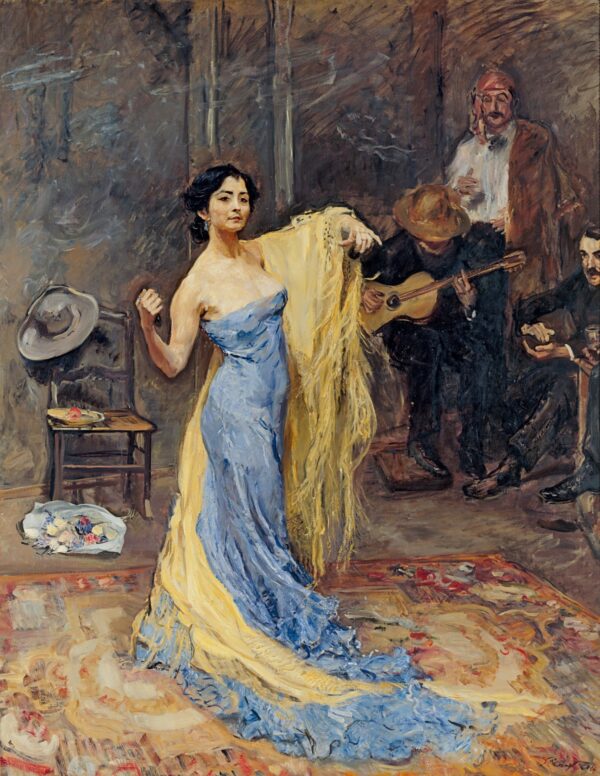 Portrait of the Dancer Anna Pawlowa - by Max Slevogt