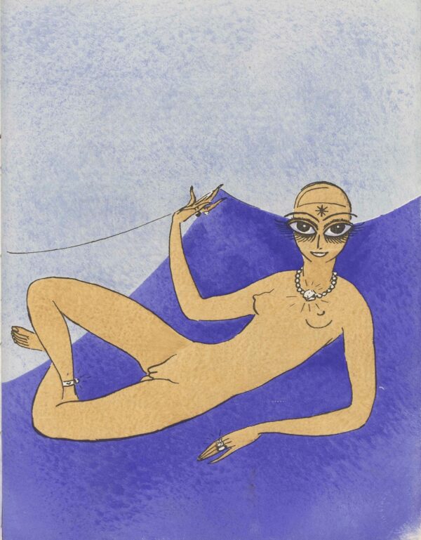 Page from "Hassan Badreddine El Bassraoui: conte des 1001 nuits" with illustration - by Kees Van Dongen - by Kees van Dongen