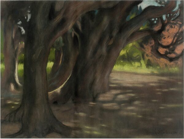 Trees. The Palermo motif - by Kazimierz Stabrowski